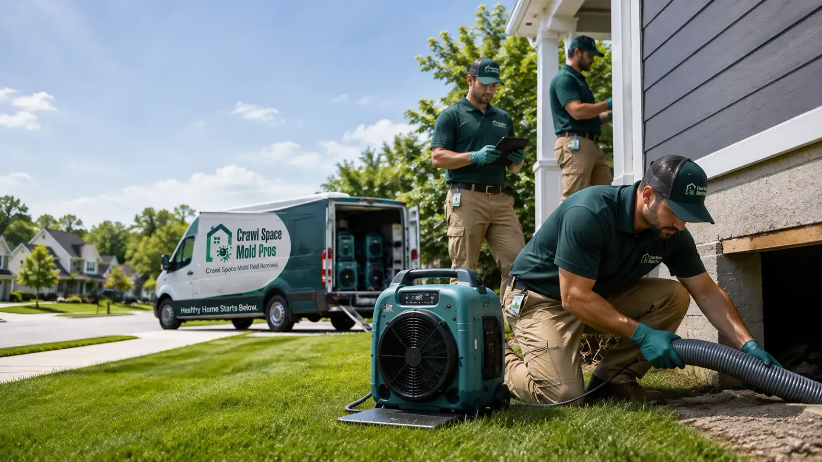 Crawl Space Mold Removal in Aberdeen, SD
